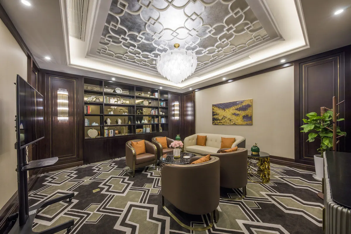 Private guest lounge at Xingyuan Club